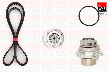 FAI AUTOPARTS vandens siurblio ir paskirstymo diržo komplektas TBK90-6127